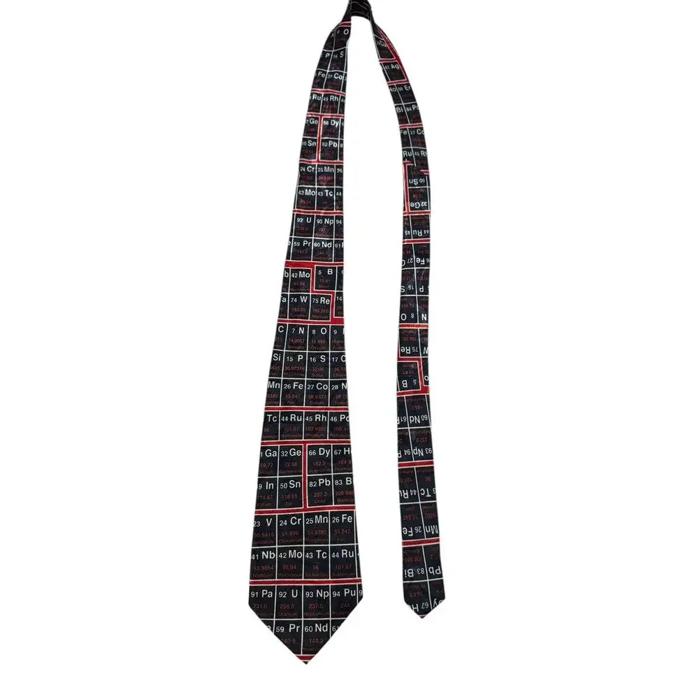 Steve Harris Periodic Table Of Elements Science Novelty Necktie Polyester